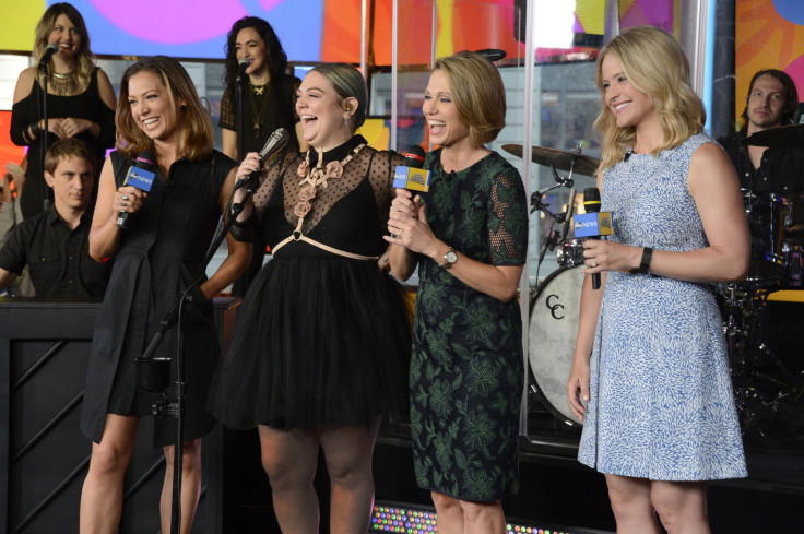 Ginger Zee, Elle King, Amy Robach y Sara Haines en "Good Morning America"