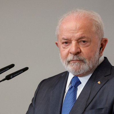 Presidente Lula de Brasil en visita de Estado a España