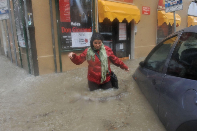 Inundaciones en Francia e Italia