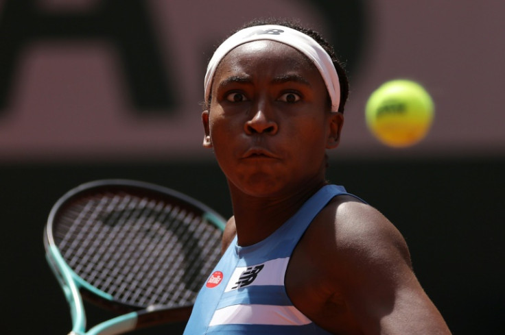 Concéntrate en el balón: Coco Gauff en acción contra la española Rebeka Masarova