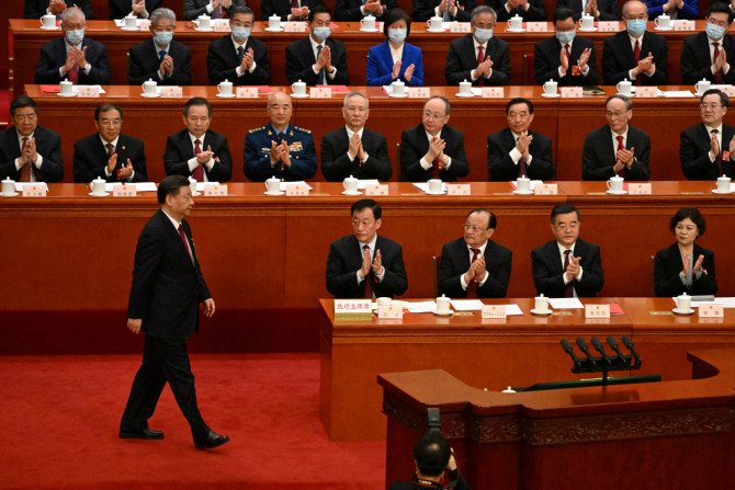 Sesión de clausura del Congreso Nacional del Pueblo (APN) en Beijing