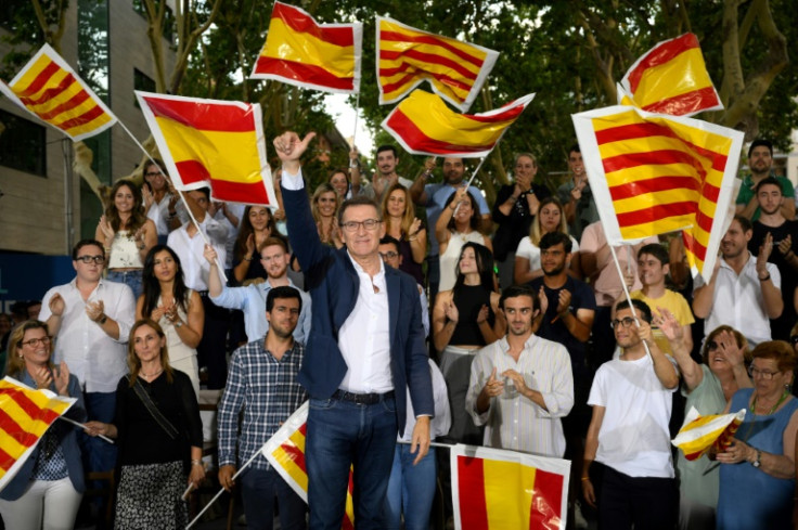 El líder del PP, Alberto Núñez Feijoo, ha visitado Cataluña varias veces antes de las elecciones del 23 de julio.